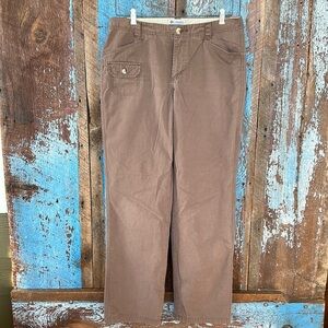 Columbia Dark Tan Chino Khaki Pant Size 10